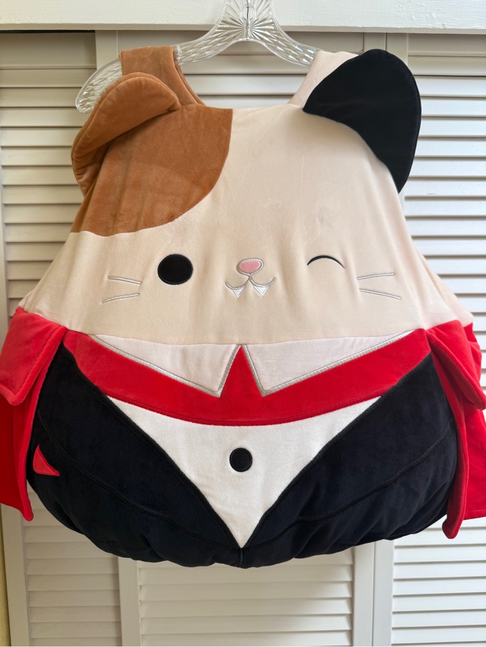 Squishmallows Cam the Calico Vampire Cat Youth OS Halloween Costume